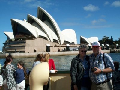 Gramma and Grampa Cope in Sydney